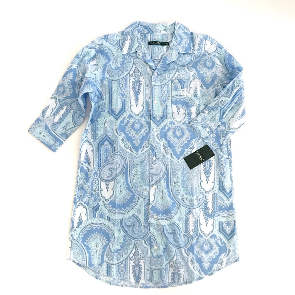 Lauren Ralph Lauren | Nightgown Blue paisley